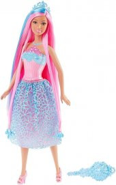 Mattel Barbie Uzun Saçlı Prensesler DKB56-DKB61 - 1