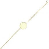 Goldstore 14 Ayar Altın Atam İzindeyiz Bileklik GB23824 - 2