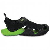 Crocs Swiftwater Sandal Black/Volt Green Erkek Sandalet CR0014 thumbnail 3