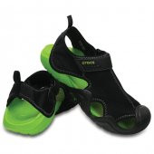 Crocs Swiftwater Sandal Black/Volt Green Erkek Sandalet CR0014 thumbnail 4