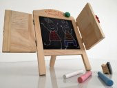 Kara Tahta Tebeşirli Dekoratif Notluk - 1