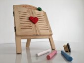 Kara Tahta Tebeşirli Dekoratif Notluk - 3