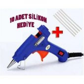 60W Sıcak Silikon Tabancası Anahtarlı + 10 Adet Silikom Mum - 1