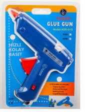 60W Sıcak Silikon Tabancası Anahtarlı + 10 Adet Silikom Mum - 2