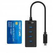 AUKEY CB-C28 4 Port Siyah Data USB C Hub Çoklayıcı - 4
