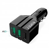 Aukey BR-C8 Bluetooth araç içi Telefon kiti ve 3 portlu USB Şarj - 3