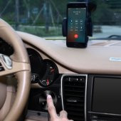 Aukey BR-C8 Bluetooth araç içi Telefon kiti ve 3 portlu USB Şarj - 6