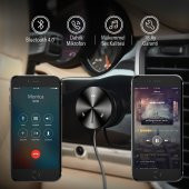 Aukey BR-C8 Bluetooth araç içi Telefon kiti ve 3 portlu USB Şarj - 7