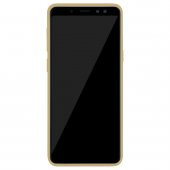 Samsung Galaxy Note 8 (N950) Fırça Desen Silikon Arka Kapak Gold - 2