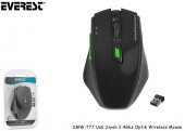 Everest SMW-777 Usb Siyah 2.4Ghz Optik Wireless Mouse - 1