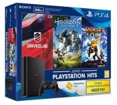 SONY PS4 500GB SLİM+HORZER+DRİVECLU+RATCHE İTHALAT - 1
