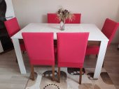 Nur Home Şeker Pembesi Renk Sandalye Kılıfı (Renk-14) - 2