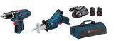 Bosch Promix GSB 12V-15 Akülü Darbeli Matkap + GSA 12V-70 + 2Ah Akü 2 adet + GAL 1230 CV Sarj Cihazı (Çanta hediyeli) - 1
