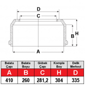 FORD Arka Kampana 3232 - 1838 - 3238 - 3536 - 4136 ve  KIRKAYAK (MİKSER) - 2