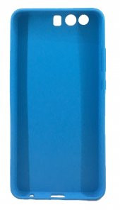 Huawei P10 PLUS Premium Rind Silikon Arka Kapak Mavi - 2