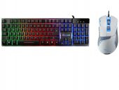 Tıgoes K9 Mekanik Hisli Oyun Klavyesi+Tigoes M50 Oyuncu Mouse - 1