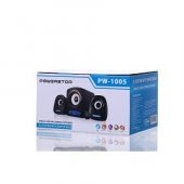 PW-1005 KUMANDALI 2+1 Ses Sistemi TV HOPARLÖR BİLGİSAYAR USB,SD - 4