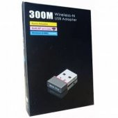 300 Mbps Nano Mini Wireless Adaptör Kablosuz Ağ PC Wifi Alıcı USB - 4