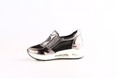 GUJA 18Y402 BAYAN GİZLİ DOLGU TOPUK ÖNÜ KALP TAŞLI SNEAKERS SPOR AYAKKABI - 2