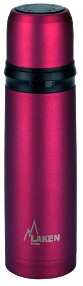 Laken İspanya Üretimi Çelik Termos 0,50L Kırmızı LK180050R - 1