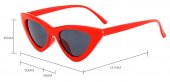 Frilly Kottdo Cat Eye Güneş Gözlüğü  UV400 (FGZ041) - 4