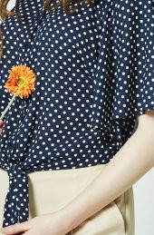 BAYAN BULUZ PUANTIYELI ONDEN BAGLAMALI 4188 LACİVERT SORALLİNE - 3