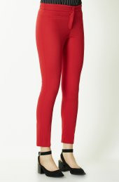 BAYAN BILEKTE PANTALON GENÇ KALIBI SORALLİNE 1683 KIRMIZI - 5