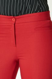 BAYAN BILEKTE PANTALON GENÇ KALIBI SORALLİNE 1683 KIRMIZI - 6