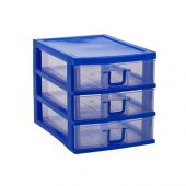 Plastik Mini 3lü Komidin Sebzelik - 1