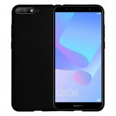 Huawei Y7 (2017) Kılıf FitCase PremiumS Silikon Arka Kapak Siyah - 3
