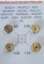 100 takım 7 lik Doğalgaz Ocak Memesi - 1