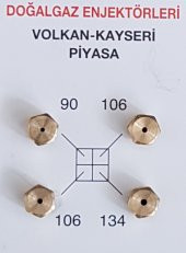 100 takım 6 lık Doğalgaz Ocak Memesi - 1
