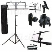 Nota Sehpası CHROMA Portatif -Katlanır-Sağlam Metal Konstrüksiyon+Kılıf - 2