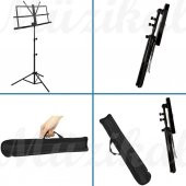 Nota Sehpası CHROMA Portatif -Katlanır-Sağlam Metal Konstrüksiyon+Kılıf - 1