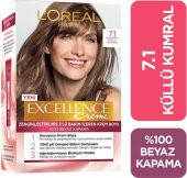 Loreal Excellence Creme Saç Boyası 7.1 Küllü Kumral - 1