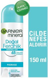 Garnıer Mineral Doğal Ferahlık Deodorant 150 Ml - 2