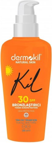 Dermokil Güneş Sütü Bronzlaştırıcı 200 Ml Spf 30 - 1