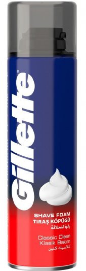Gillette Traş Köpüğü Klasik Bakım Sinekkaydı 200 Ml - 1