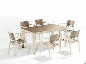 NOVUSSİ PONTE 6 LI CAMLI SET CAPPUCİNO-ÇÖL KAHVESİ - 1