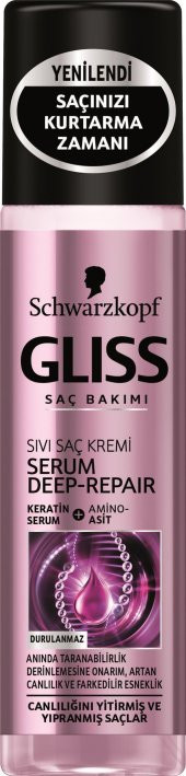 Glıss Sıvı Saç Kremi Serum Deep Repaır 200 Ml - 1