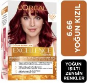 Loreal Excellence Intense Saç Boyası 6.66 Yoğun Kızıl - 1