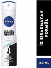 Nıvea Deodorant Invısıble Black Whıte Pure Bayan Sprey 150 Ml - 1