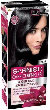 Garnıer Çarpıcı Renkler Saç Boyası 1.0 Ekstra Yoğun Siyah - 2
