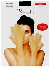 Penti Külotlu Süper 15 Den Siyah Çorap No 3 L - 2