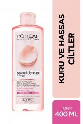 Loreal Değerli Çiçekler Tonik Kuru Ve Hassas Ciltler 400 Ml - 1