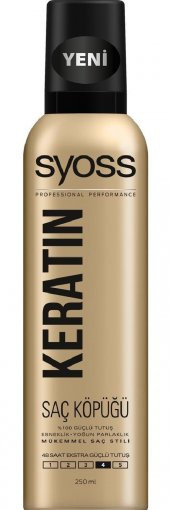 Syoss Saç Köpüğü Keratın Güçlü Tutuş 250 Ml - 2