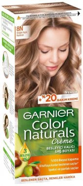 Garnıer Color Naturals Saç Boyası 8n Doğal Açık Kumral - 1