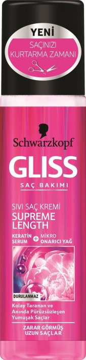 Glıss Sıvı Saç Kremi Supreme Length 200 Ml - 2