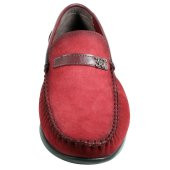 Pablo 270-07 Bordo Nubuk Deri Erkek Ayakkabı - 3