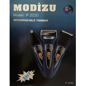 Modizu Yazılı Gold Turbo 3'Lü Set Saç Sakal Kesme Traş Makinesi Burun Kılı Alma 3İn1 Pro Model Erkek Bakım - 1